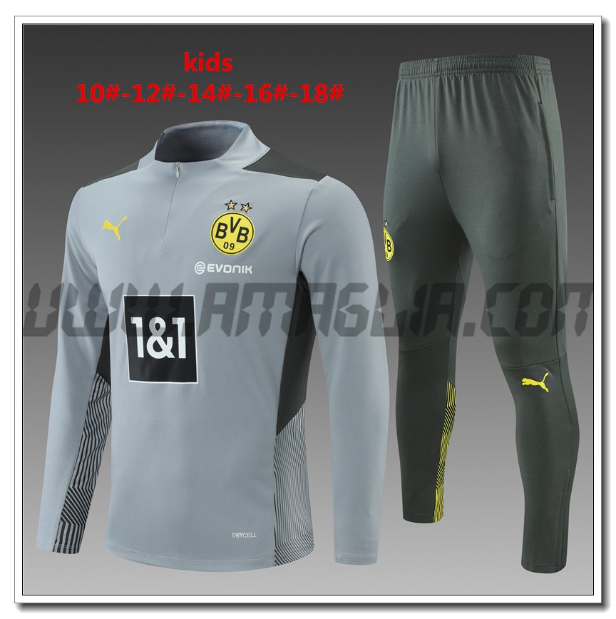 Tuta Allenamento Dortmund BVB Grigio 2021 2022