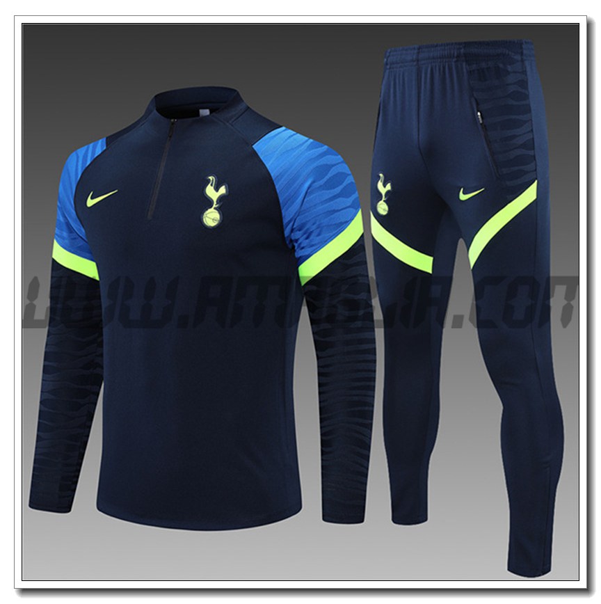 Tuta Allenamento Tottenham Bambino Nero 2021 2022