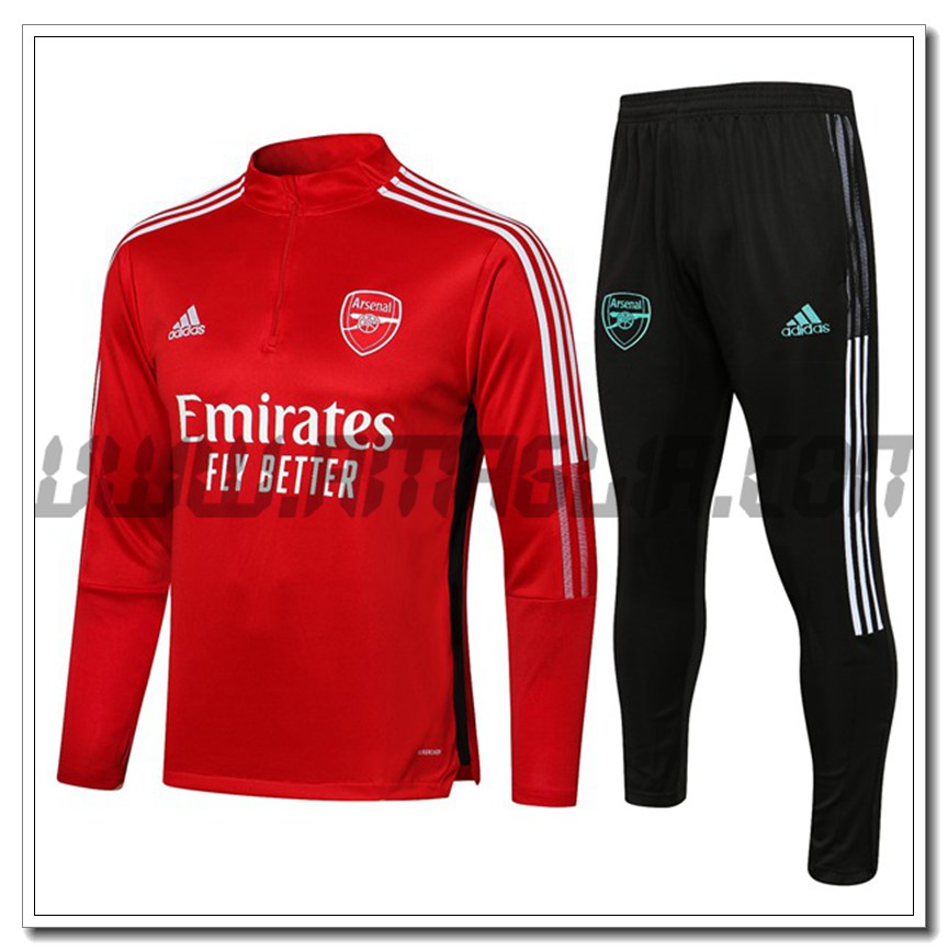 Tuta Allenamento FC Arsenal Bambino Rosso 2021 2022