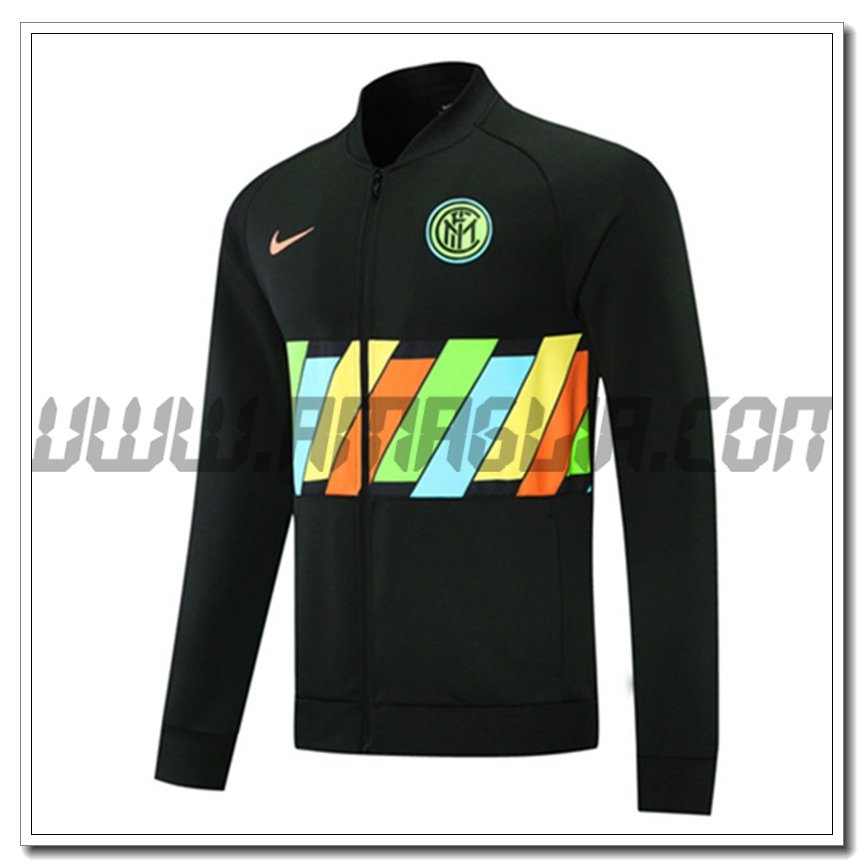Nuova Giacca Calcio Inter Milan Nero 2021 2022