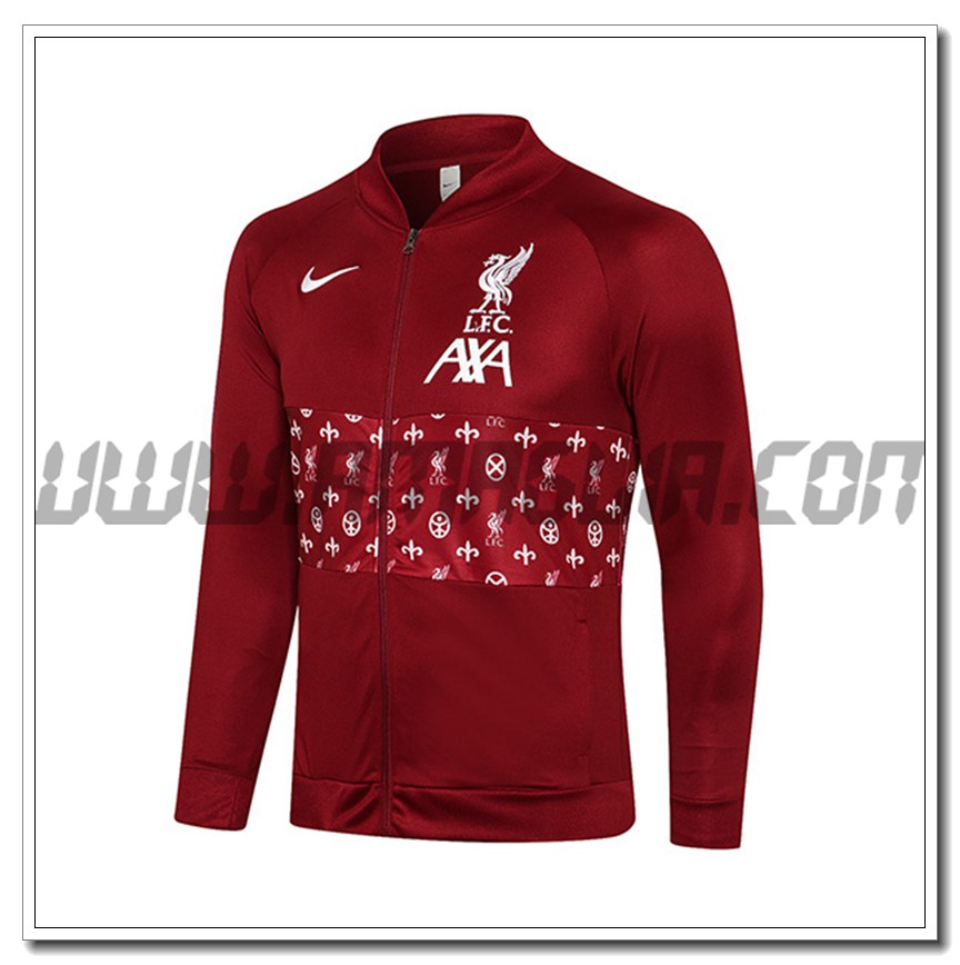 Nuova Giacca Calcio FC Liverpool Rosso 2021 2022 -2