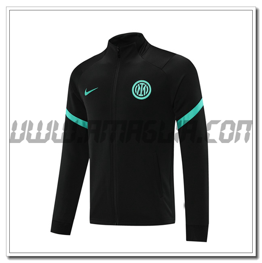 Nuova Giacca Calcio Inter Milan Nero 2021 2022 -1