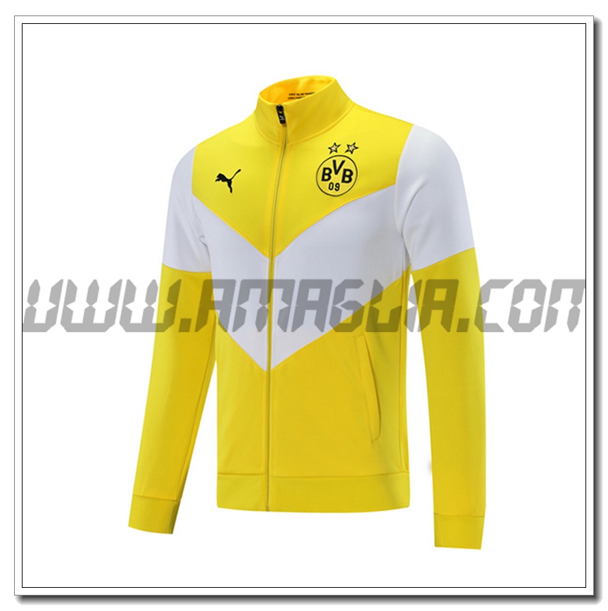 Nuova Giacca Calcio Dortmund BVB Giallo 2021 2022