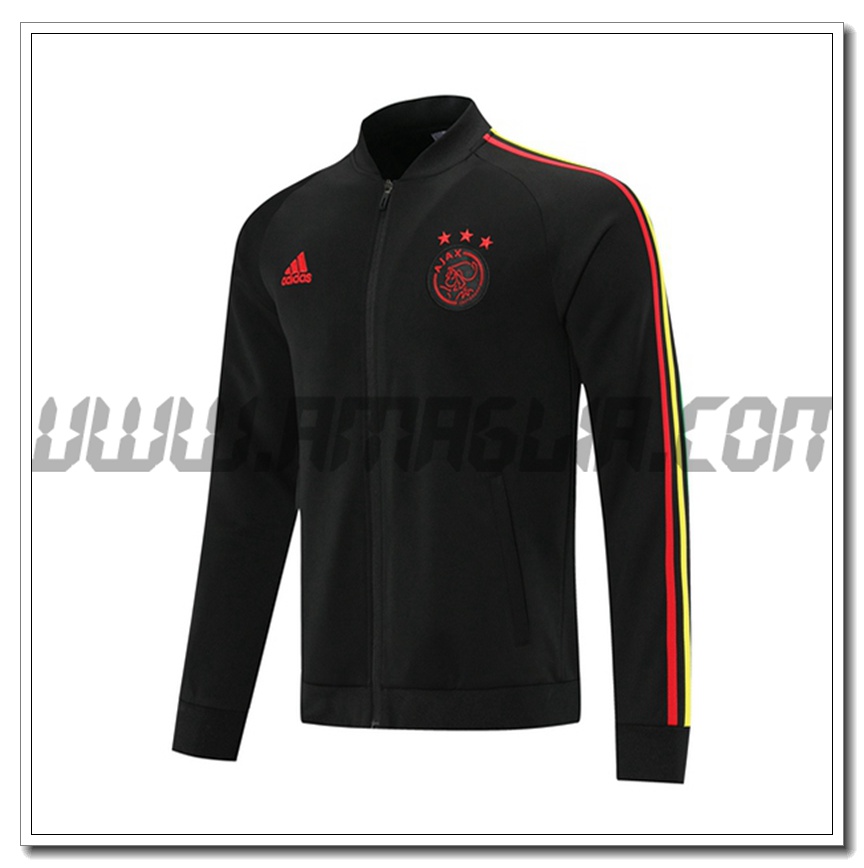 Nuova Giacca Calcio AFC Ajax Nero 2021 2022
