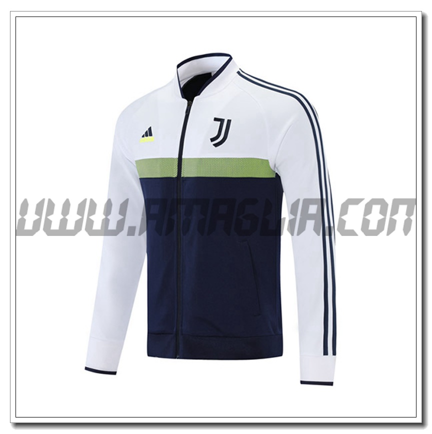 Nuova Giacca Calcio Juventus Bianco/Blu Marino 2021 2022