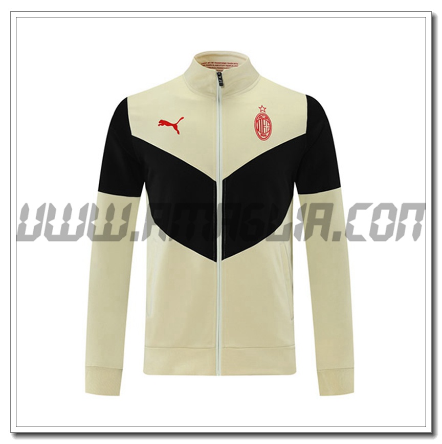 Nuova Giacca Calcio AC Milan Giallo/Nero 2021 2022