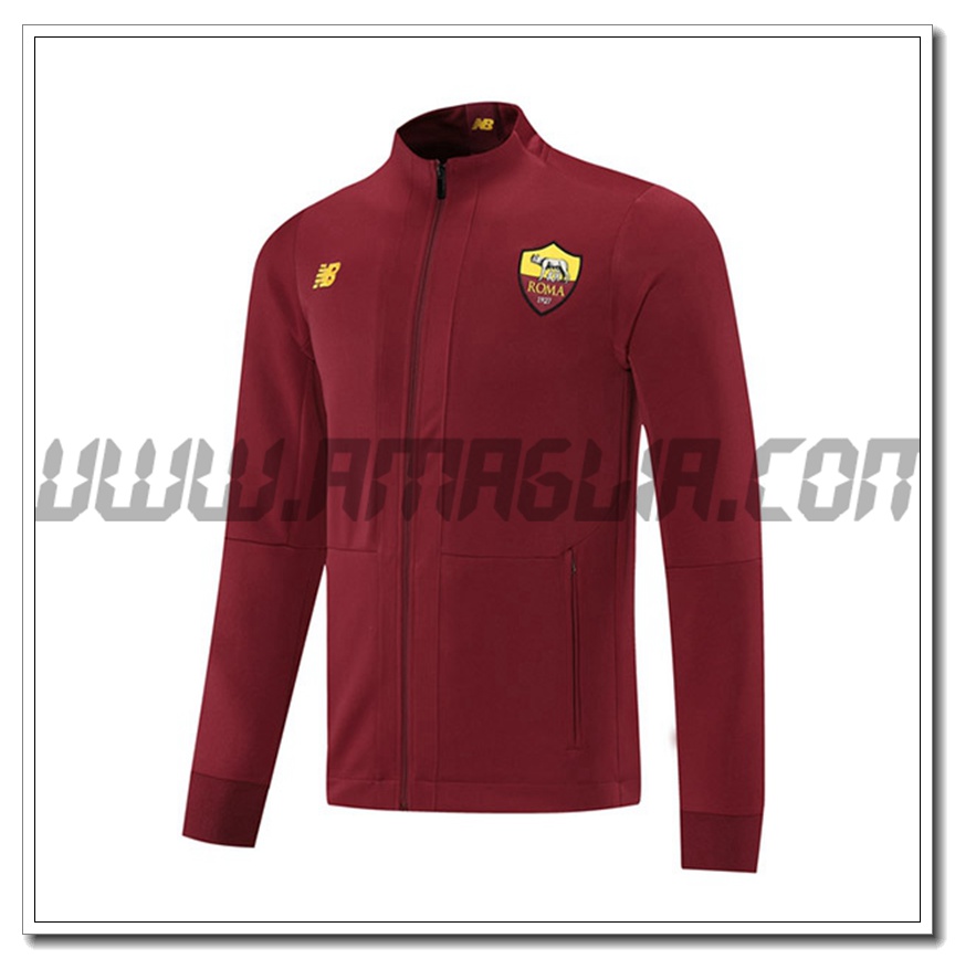 Nuova Giacca Calcio AS Roma Rosso 2021 2022