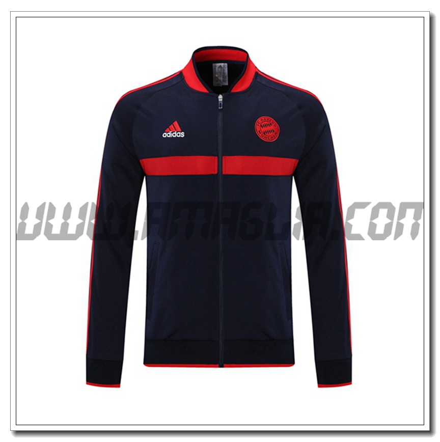 Nuova Giacca Calcio Bayern Monaco Nero/Rosso 2021 2022