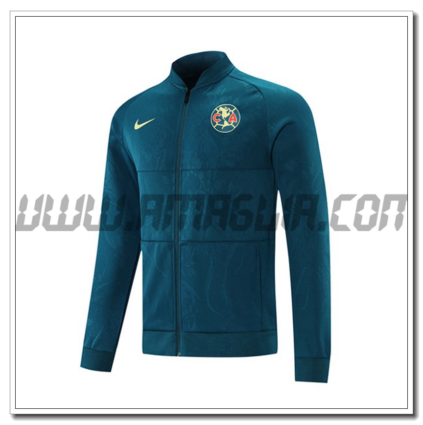 Nuova Giacca Calcio Club America Verde Buio 2021 2022