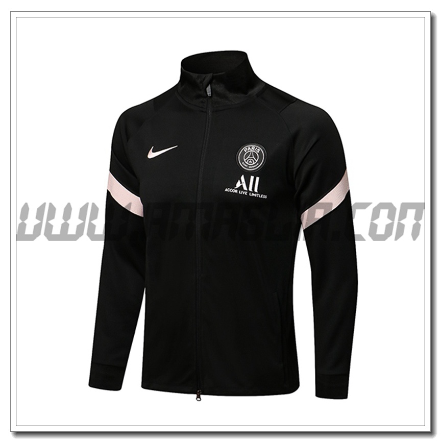 Nuova Giacca Calcio Jordan PSG Nero/Rosa 2021 2022