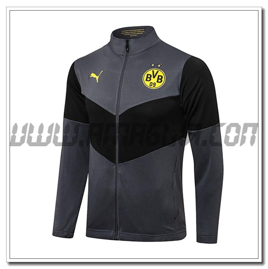 Giacca Calcio Dortmund BVB Nero/Grigio 2021 2022