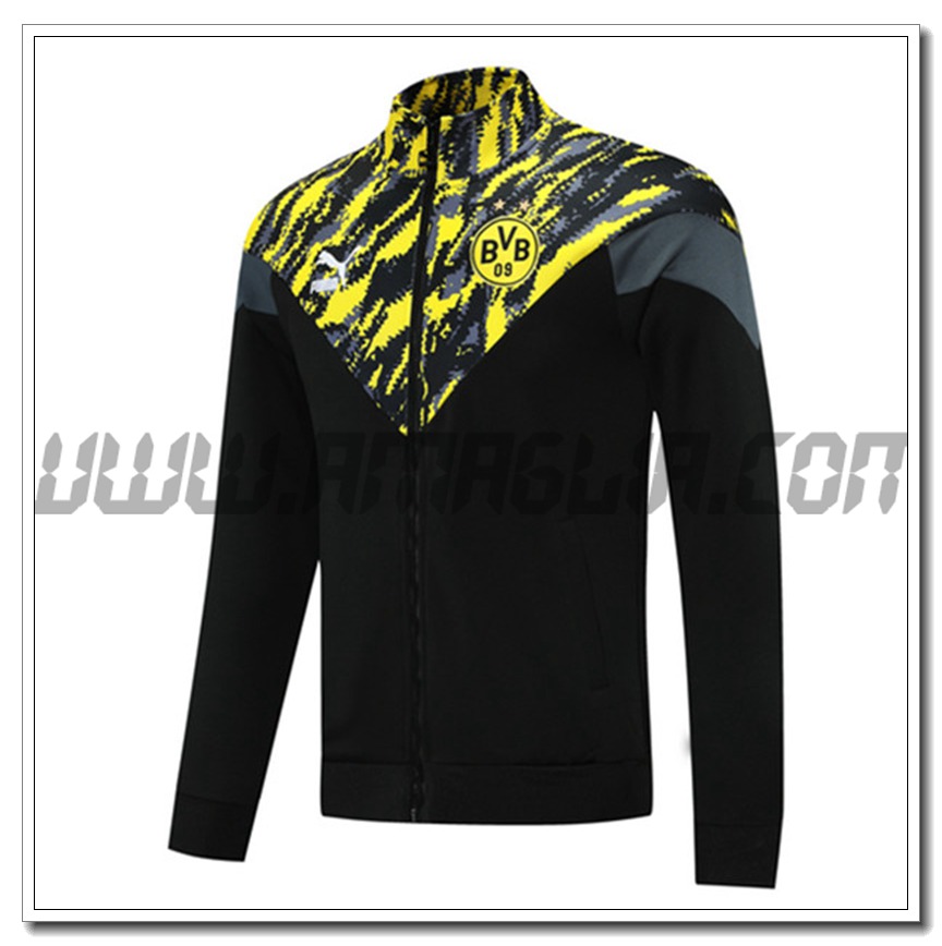 Nuova Giacca Calcio Dortmund BVB Nero/Giallo 2021 2022