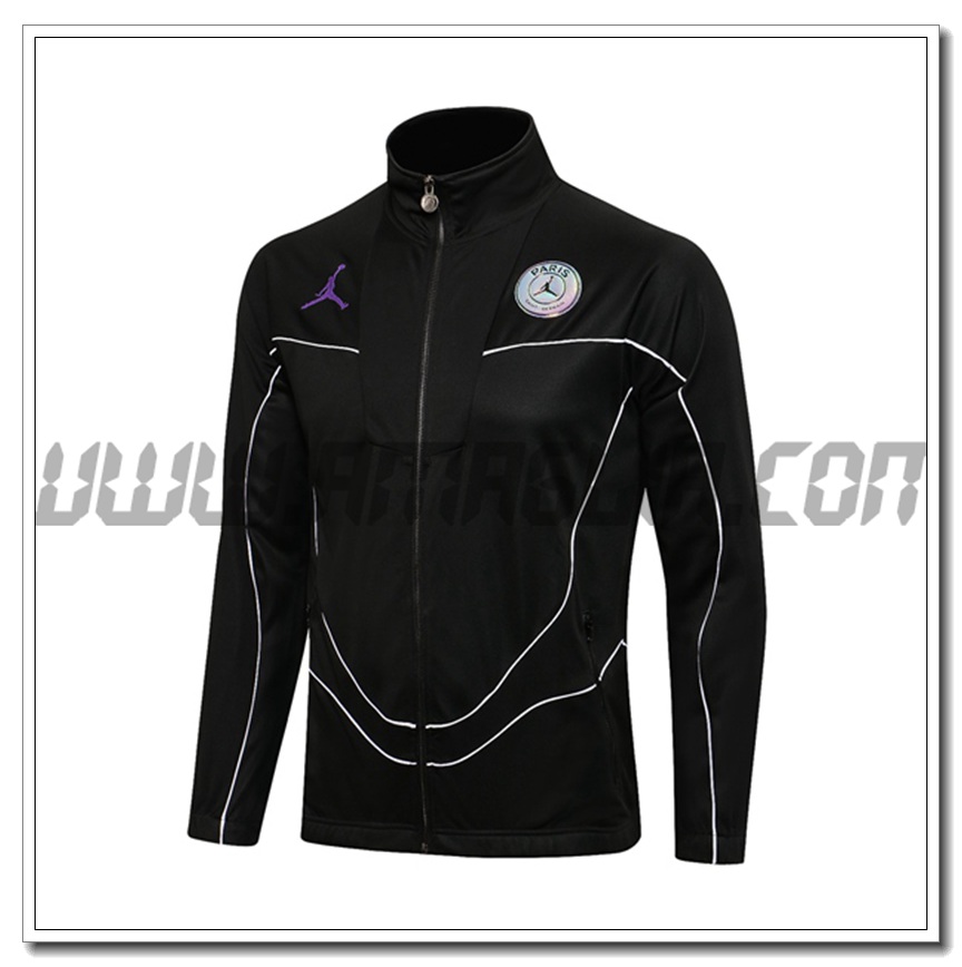 Nuova Giacca Calcio PSG Nero 2021 2022 -1