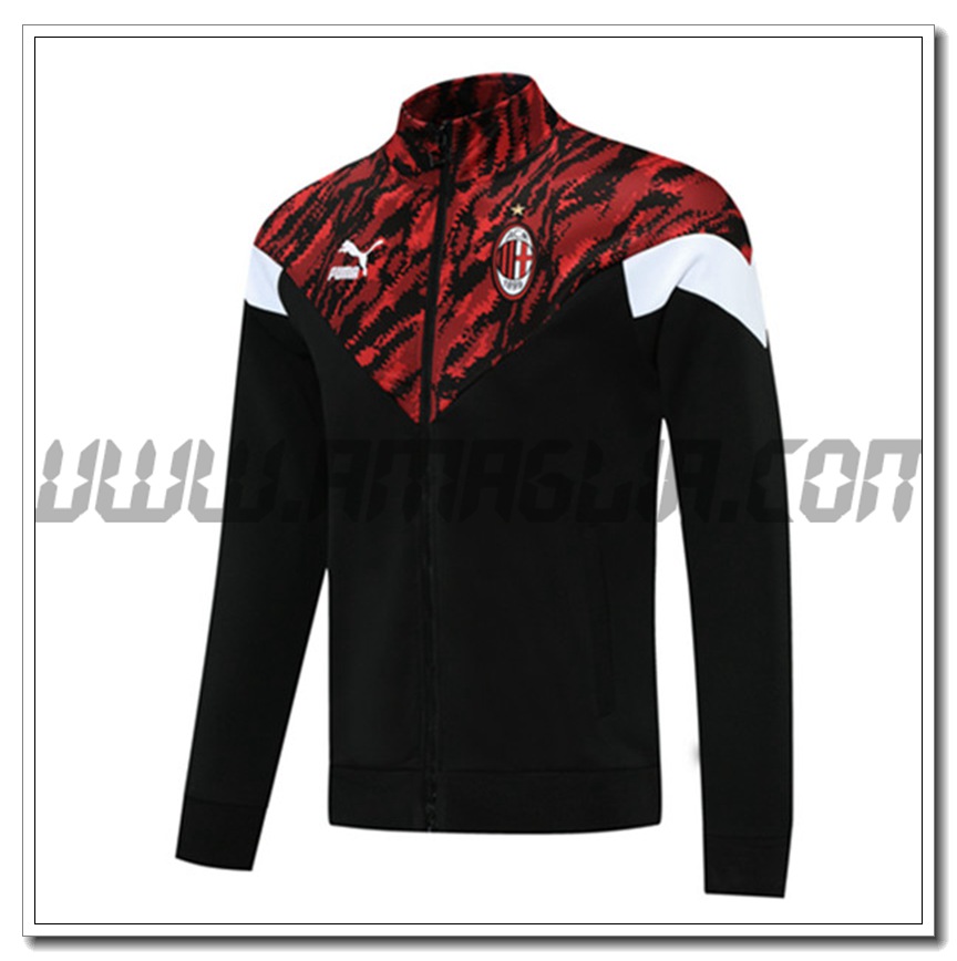 Nuova Giacca Calcio AC Milan Nero/Rosso 2021 2022