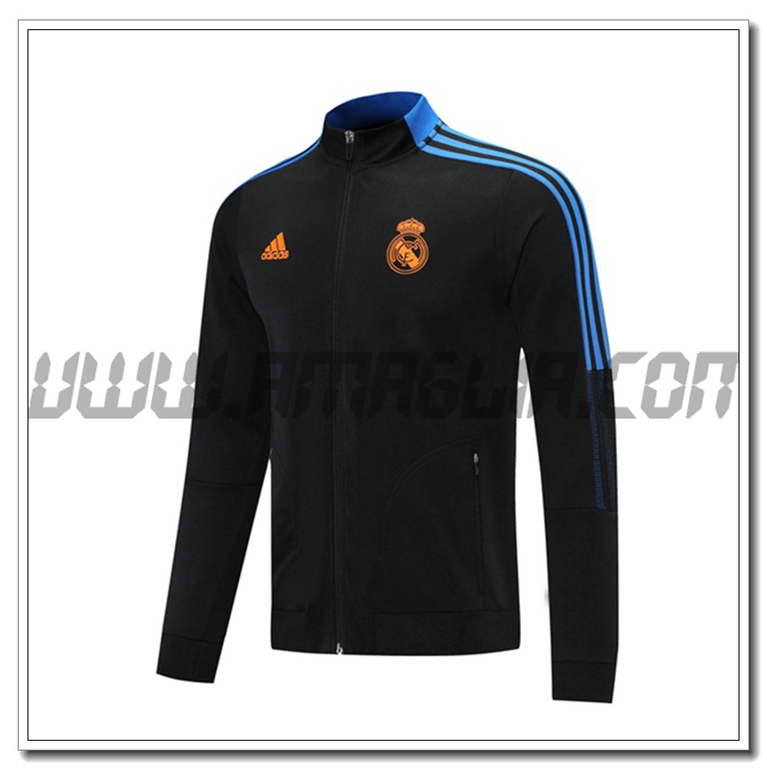 Nuova Giacca Calcio Real Madrid Nero 2021 2022