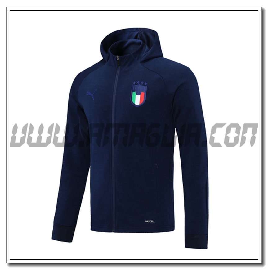 Nuova Giacca con Cappuccio Italia Bianco 2021 2022