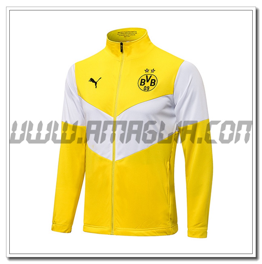 Nuova Giacca Calcio Dortmund BVB Giallo 2021 2022