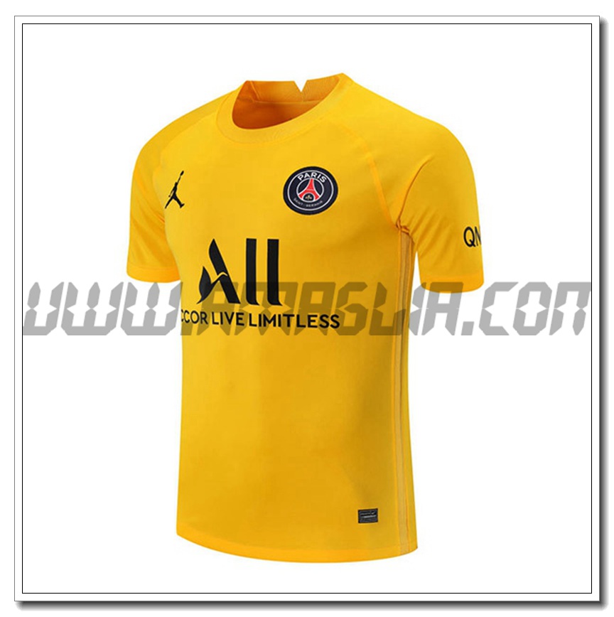 Maglia Portiere Paris PSG Seconda 2021 2022Giallo