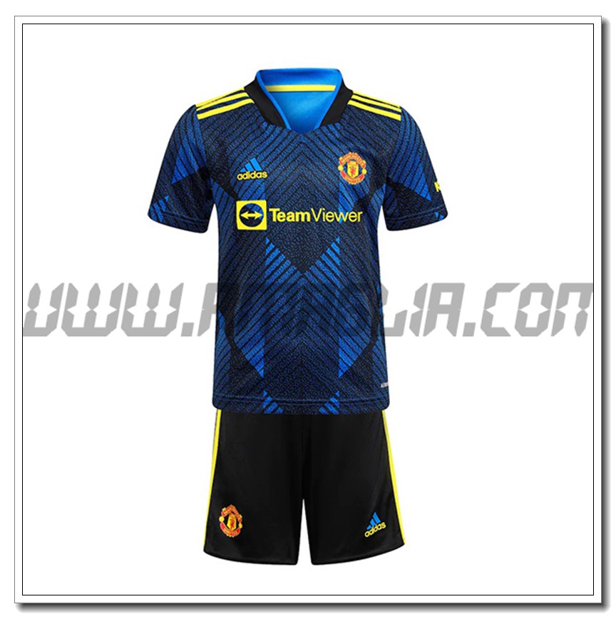 Kit Maglia Manchester United Bambino Terza 2021 2022