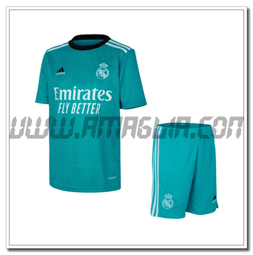 Kit Maglia Real Madrid Bambino Terza 2021 2022
