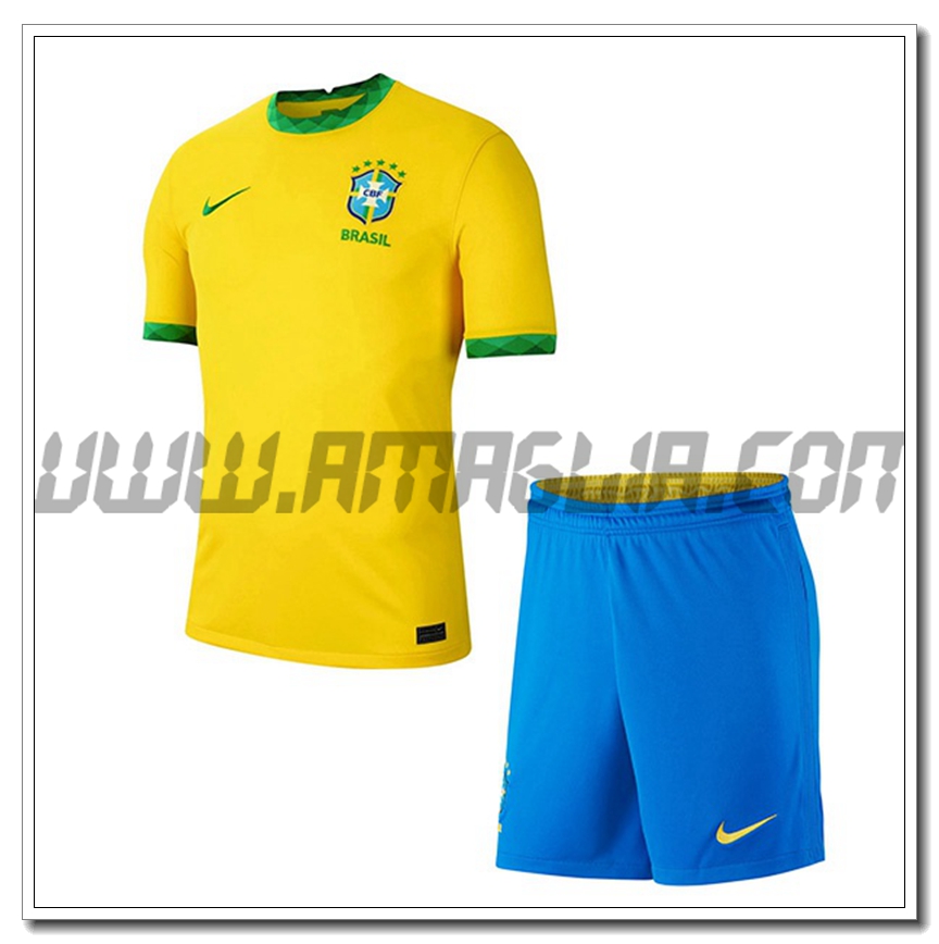 Kit Maglia Brasile Bambino Prima 2021 2022