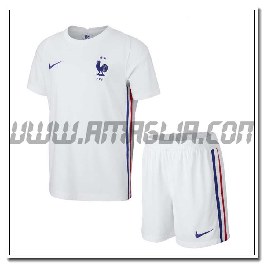 Kit Maglia Francia Bambino Seconda 2021 2022