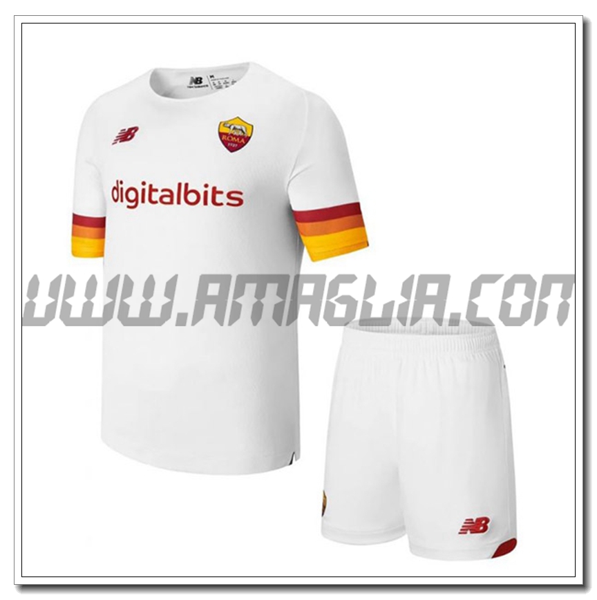Kit Maglia AS Roma Bambino Seconda 2021 2022