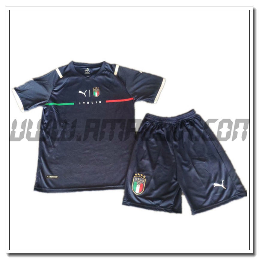 Kit Maglia Portiere Italia Bambino Seconda 2021 2022