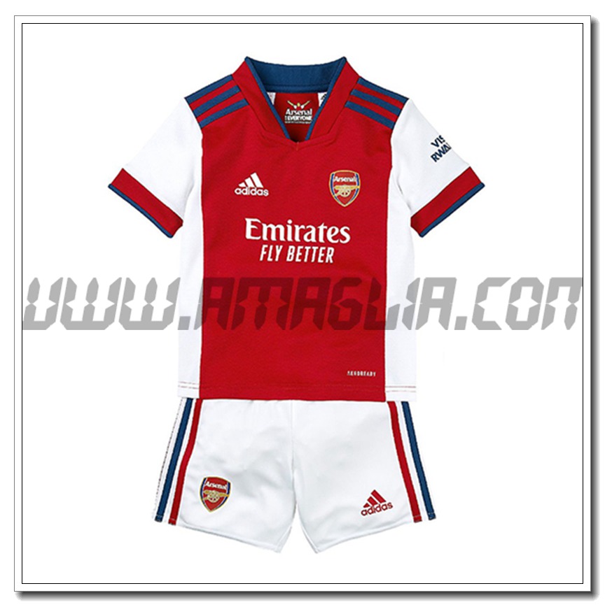Kit Maglia Arsenal Bambino Prima 2021 2022