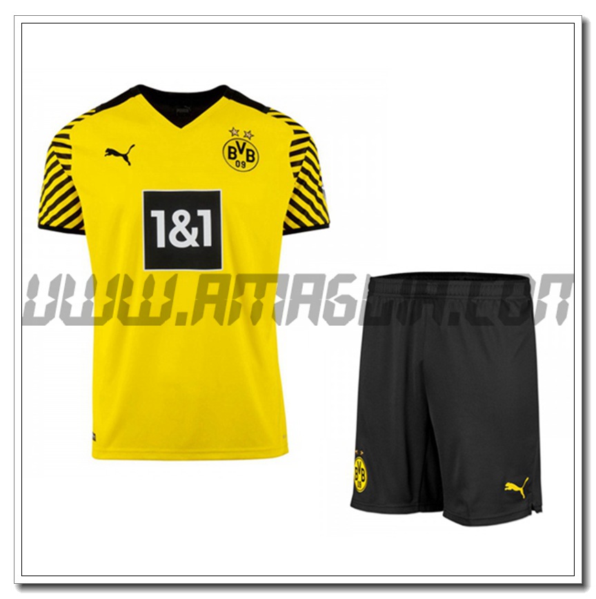Kit Maglia Dortmund BVB Bambino Prima 2021 2022