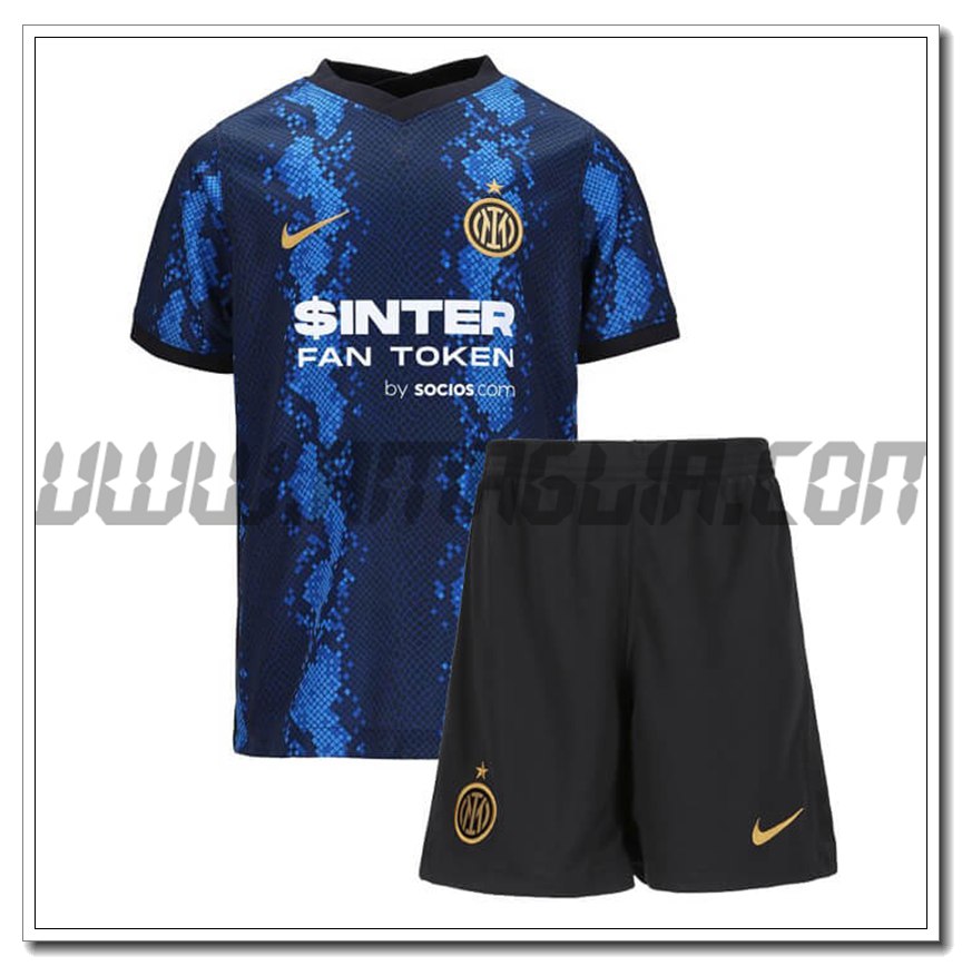 Kit Maglia Inter Milan Bambino Prima 2021 2022