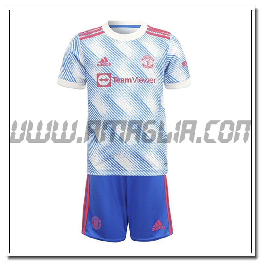 Kit Maglia Manchester United Bambino Seconda 2021 2022