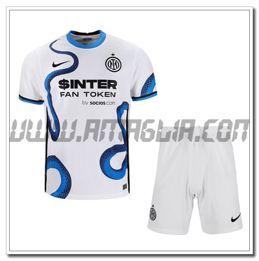 Kit Maglia Inter Milan Bambino Seconda 2021 2022