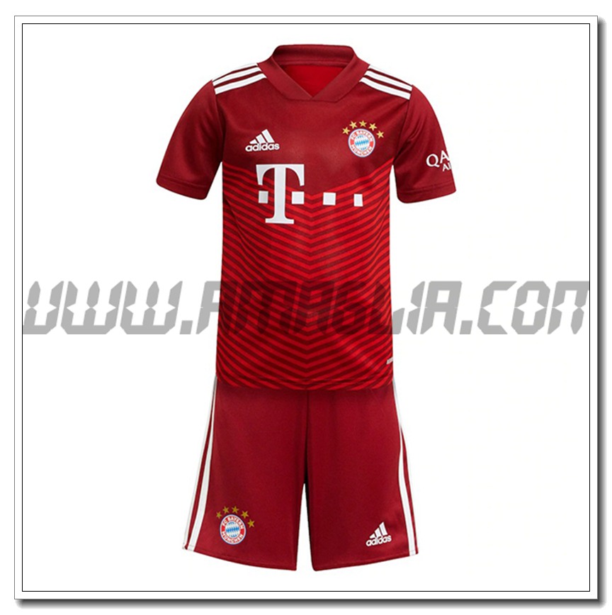Kit Maglia Bayern Monaco Bambino Prima 2021 2022
