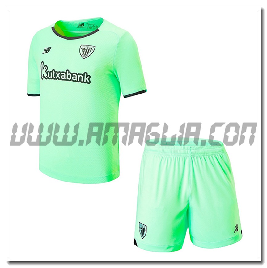 Kit Maglia Athletic Bilbao Bambino Seconda 2021 2022