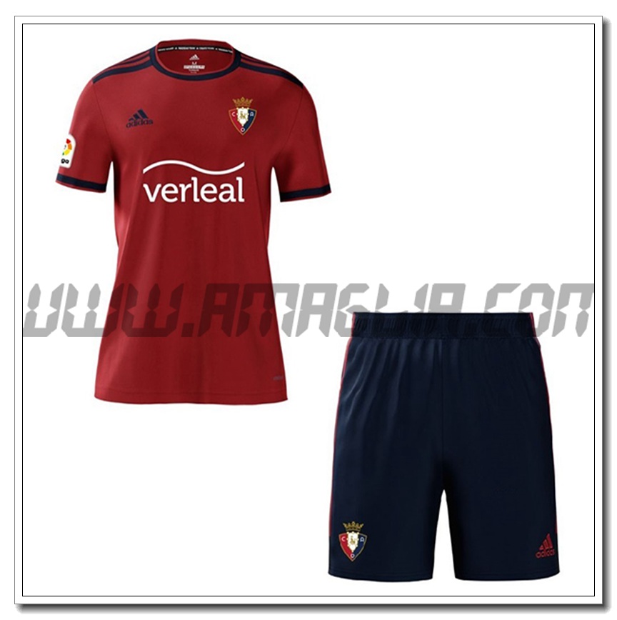 Kit Maglia Atletico Osasuna Bambino Prima 2021 2022