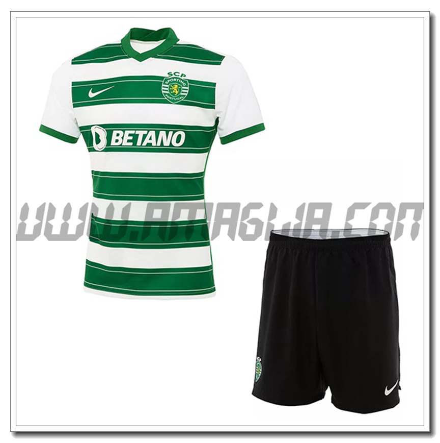 Kit Maglia Sporting Bambino Prima 2021 2022