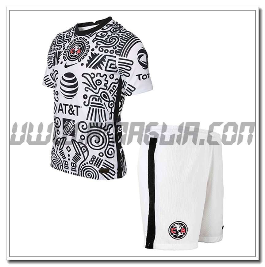 Kit Maglia Club America Bambino Terza 2021 2022