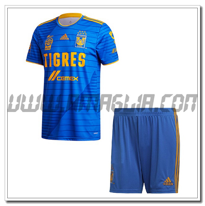 Kit Maglia Tigres UANL Bambino Seconda 2021 2022