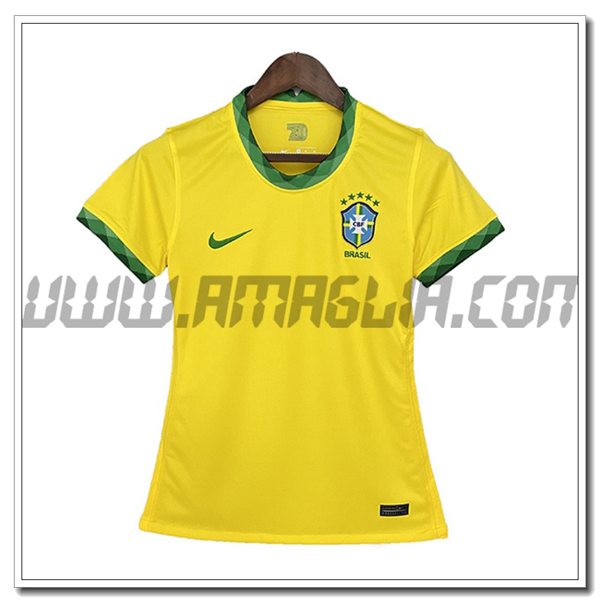 Prima Maglia Brasile Donna 2021 2022