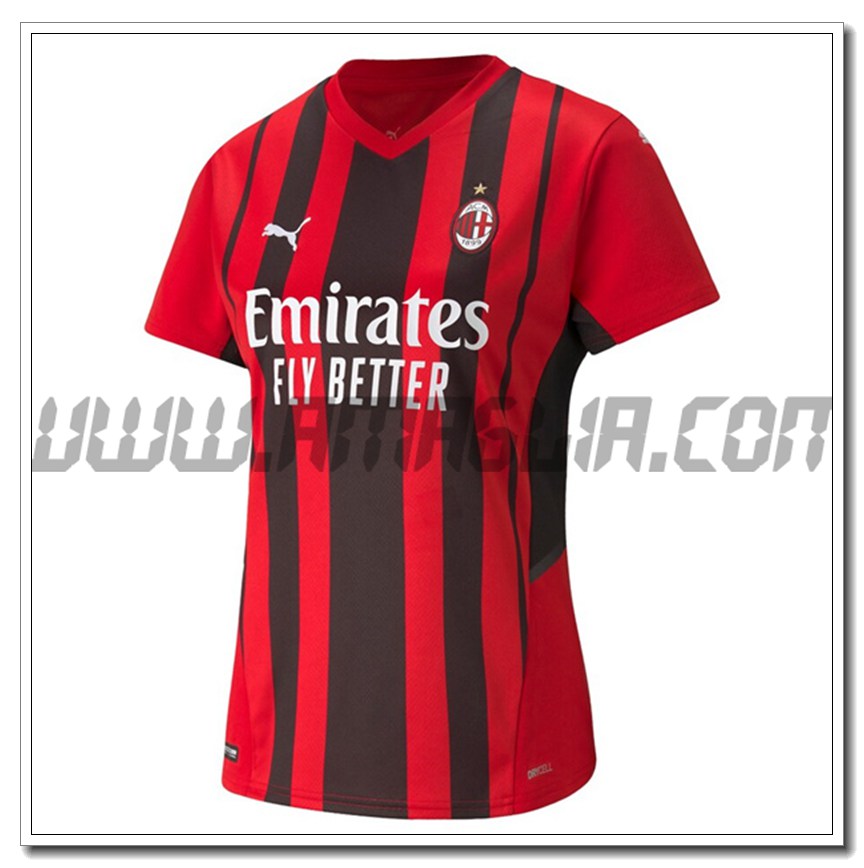 Prima Maglia AC Milan Donna 2021 2022