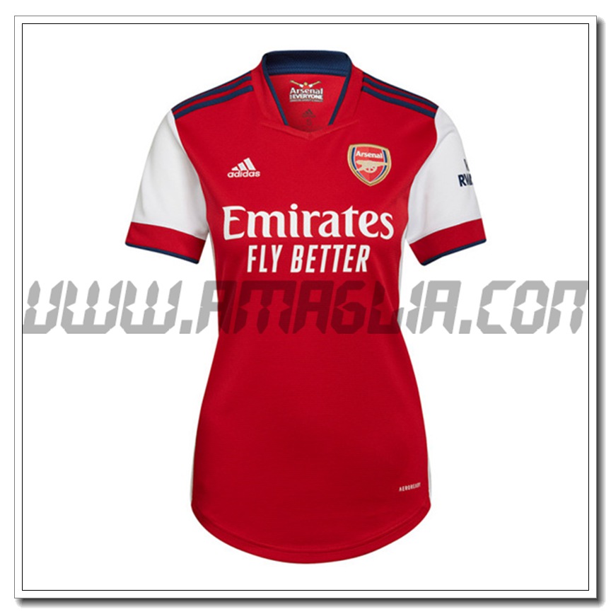 Prima Maglia FC Arsenal Donna 2021 2022