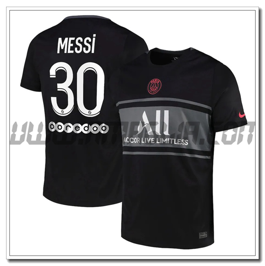 Terza Maglia Messi 30 PSG Jordan 2021 2022