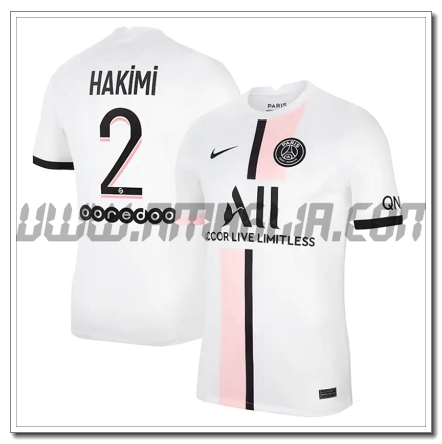 Seconda Maglia Hakimi 2 PSG Jordan 2021 2022