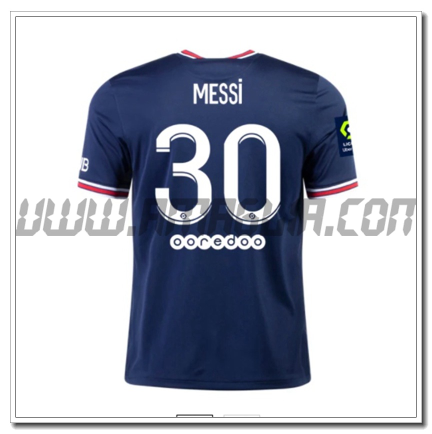 Prima Maglia Messi 30 PSG Jordan 2021 2022