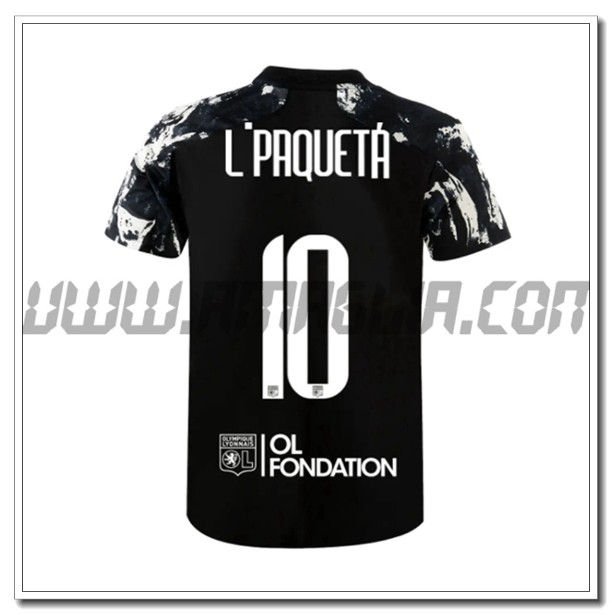 Terza Maglia L.PAQUEYA 10 Lyon OL 2021 2022