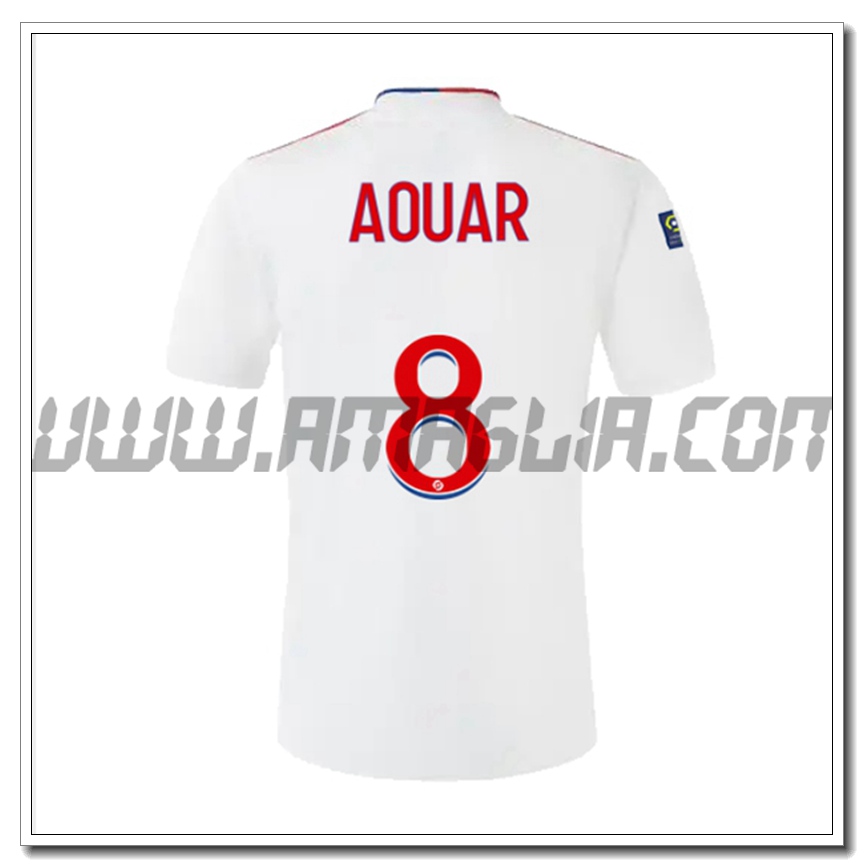 Prima Maglia AOUAR 8 Lyon OL 2021 2022