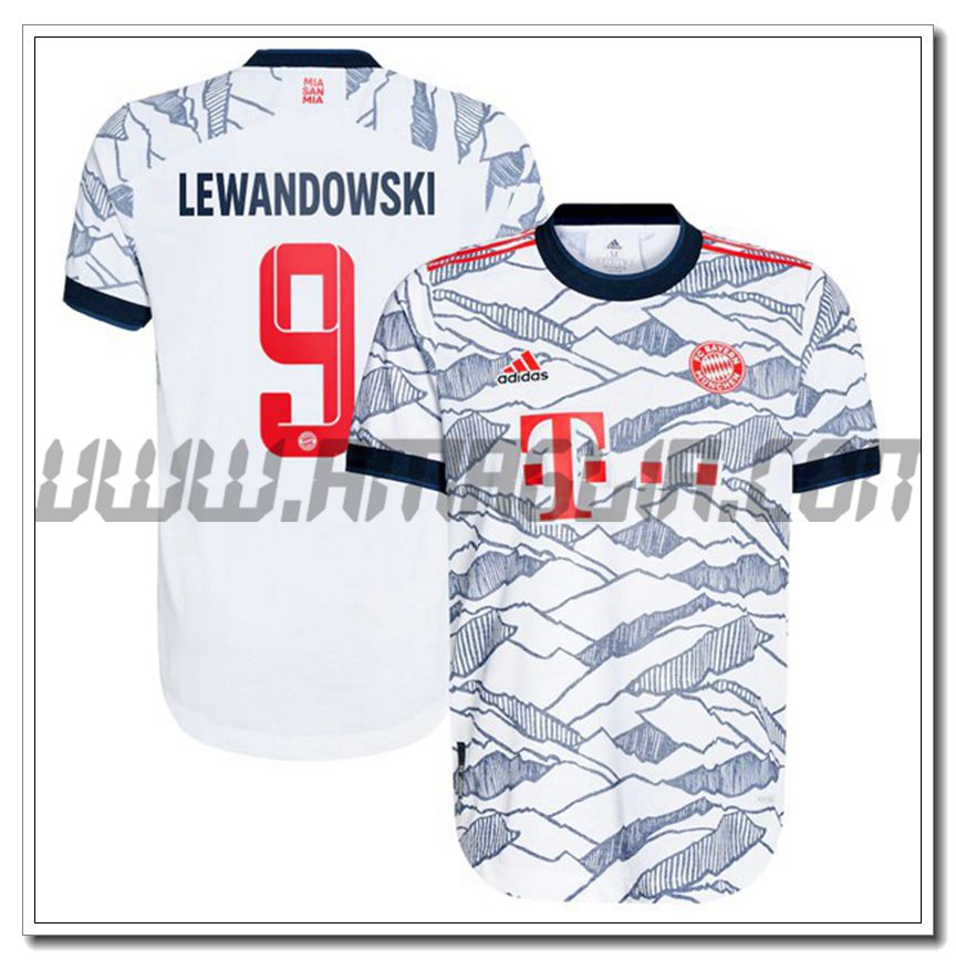 Terza Maglia Lewandowski 9 Bayern Monaco 2021 2022