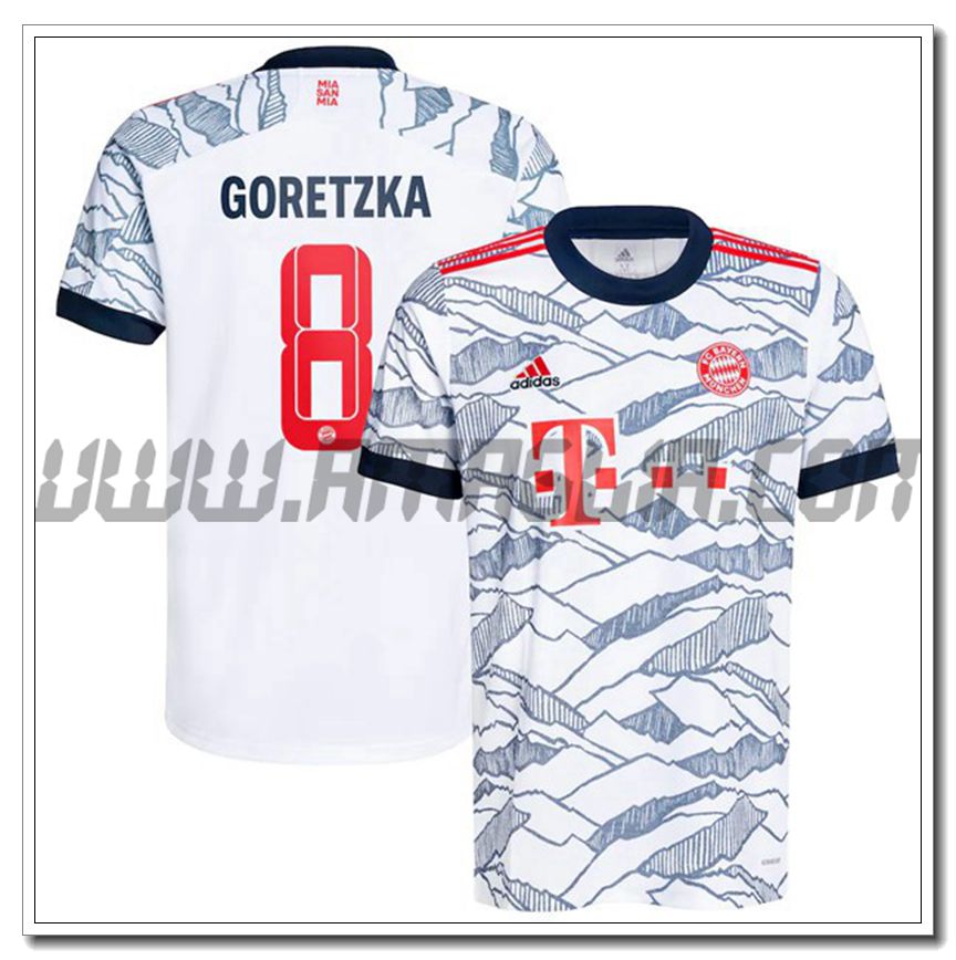 Terza Maglia Goretzka 8 Bayern Monaco 2021 2022