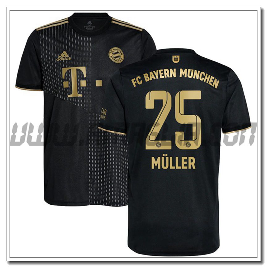 Seconda Maglia Muller 25 Bayern Monaco 2021 2022